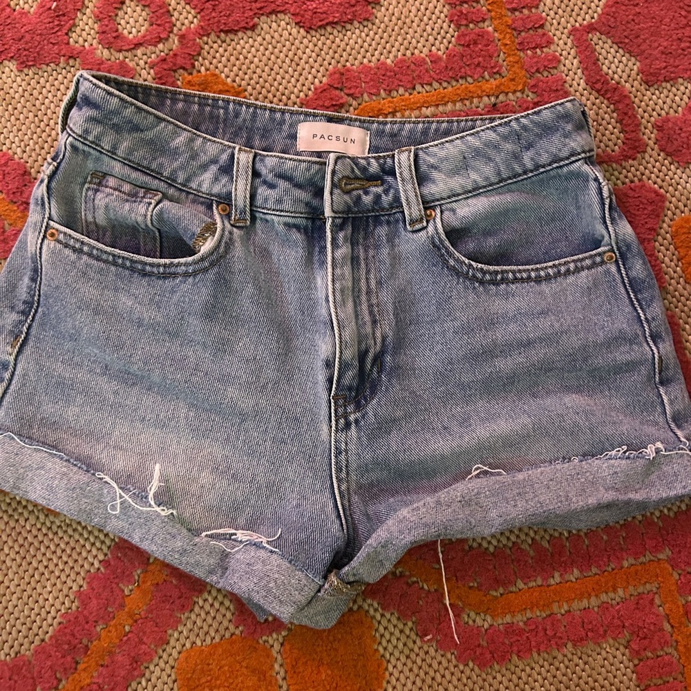 PacSun Women's Blue Denim Shorts